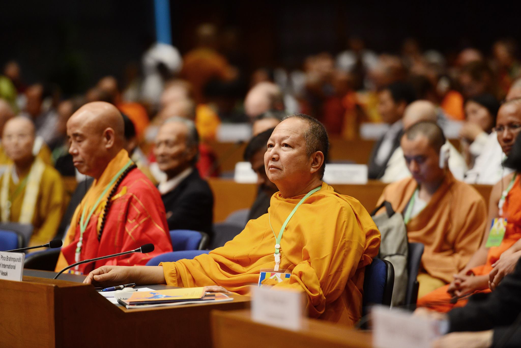 Announcing of the 2015 Bangkok Declaration followed by chanting for world peace