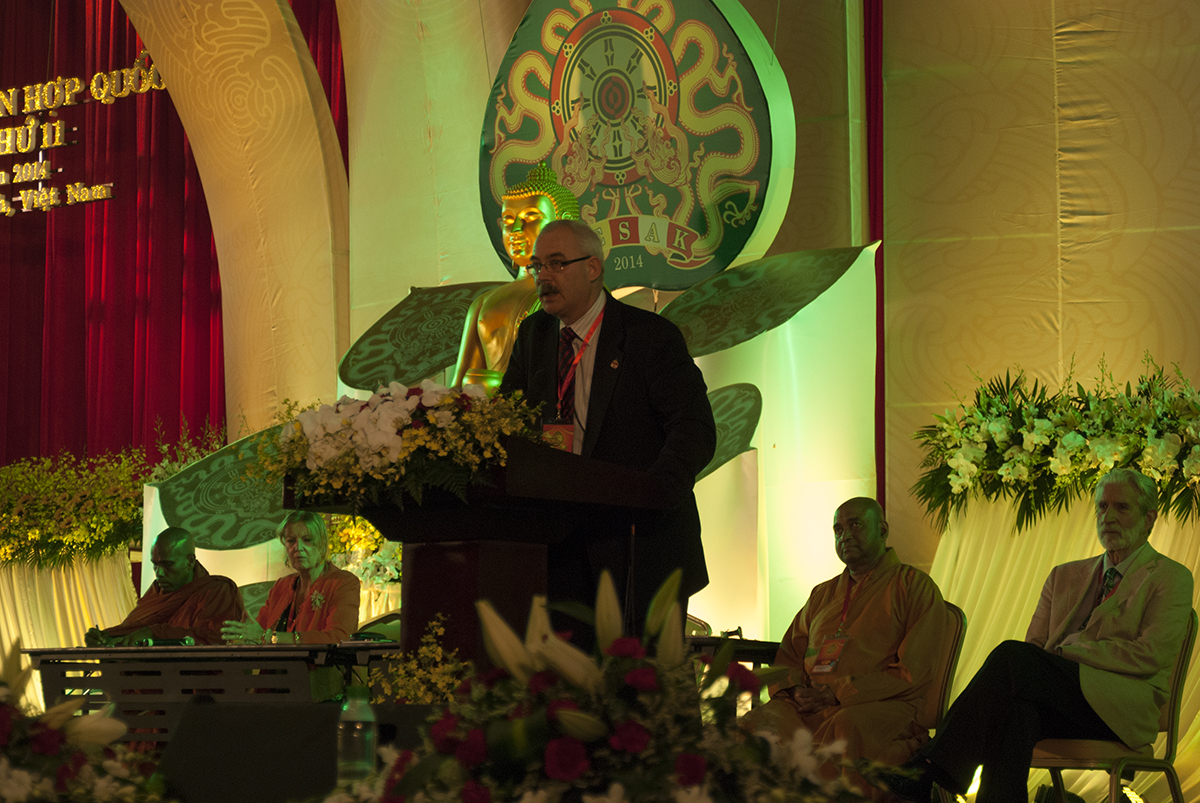 Janos Jelen and Lajos Komar represented our College on UN Day of Vesakh 2014 in Hanoi.